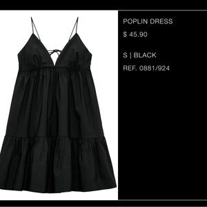 POPLIN zara dress